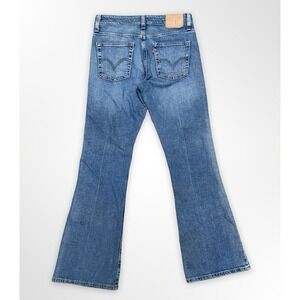 Levi's 519 Flare Jeans Womens 7M Blue Bootcut Denim Made in Brazil Fits 30x32